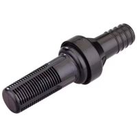 Válvula de pé 1 1/4" preta