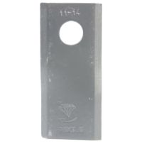 Lâmina de gadanheira dir. 98x45x3,5 mm diâmetro Ø16,50 mm, adequada Morra, embalagem de 25