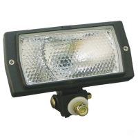 Luz de trabalho halogénio, 55W, rectangular, 12V, branco, Cobo