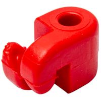 Isolador vermelho para 8 mm 100 uds