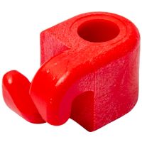 Isolador vermelho para 12 mm 100 uds