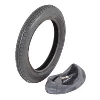 Pneu e câmara de ar 12,5x2,25, 2 lonas, válvula reta, T-510