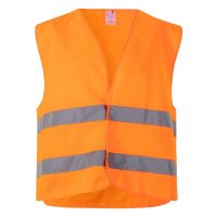 Colete de Alta Visibilidade Laranja Fluor L