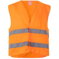 Colete de Alta Visibilidade Laranja Fluor M