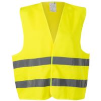 Colete de Alta Visibilidade Amarelo Fluor M