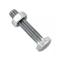 PARAFUSO CABEÇA SEXTAVADA 8X50 GALVANIZADO 8.8 FP CAIXA DE 100