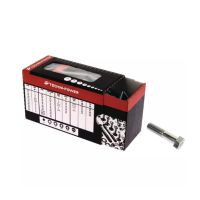 PARAFUSO CABEÇA SEXTAVADA 10X50 GALVANIZADO 8,8 FP CAIXA DE 100