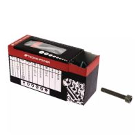 PARAFUSO CABEÇA CILÍNDRICA SEXTAVADO INTERIOR 8X25 AÇO BRUTO 12.9 CAIXA DE 50