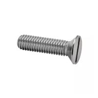 PARAFUSO METAL CABEÇA PLANA COM FENDA 8X80 GALV DIN963 (CAIXA DE 100)
