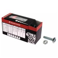 PARAFUSO CABEÇA ABAULADA 4X50 GALVANIZADO 4.8 CAIXA DE 100