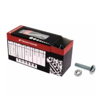 PARAFUSO CABEÇA ABAULADA 8X70 GALVANIZADO 4,8 CAIXA DE 50