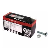 PARAFUSO CABEÇA ABAULADA 10X60 GALVANIZADO 4.8 CAIXA DE 50