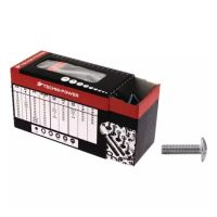 PARAFUSO CABEÇA ABAULADA 6X30 INOX A2 (CAIXA DE 100)