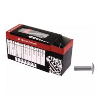 PARAFUSO CABEÇA ABAULADA 8X20 INOX A2 (CAIXA DE 50)
