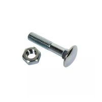 PARAFUSO CABEÇA REDONDA PESCOÇO QUADRADO 7X70 GALVANIZADO 4.8 CAIXA DE 50