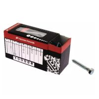 PARAFUSO TIREFOND SEXTAVADO 8X50 GALVANIZADO (CAIXA DE 100)