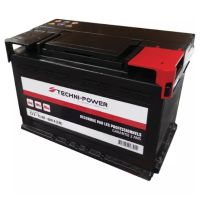 BATERIA 12V-75AH/680A + À DIREITA TECHNI-POWER
