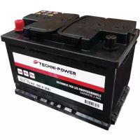 BATERIA 12V-75AH/680A + À ESQUERDA TECHNI-POWER