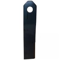 LÂMINA TRITURADOR ROTATIVO 90X10X450 Ø40 MM ESQUERDA TORCIDA 424 TIPO DESVOYS