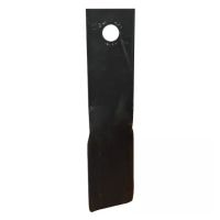 LÂMINA TRITURADOR ROTATIVO 100X12X465 Ø35 MM TORCIDA REVERSÍVEL TIPO GYRAX