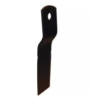 LÂMINA TRITURADOR ROTATIVO 100X12X485 Ø35 MM REVERSÍVEL TIPO GYRAX G