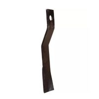 LÂMINA TRITURADOR ROTATIVO 75X12X600 Ø38 MM VENTILADA DIREITA TIPO GYRAX