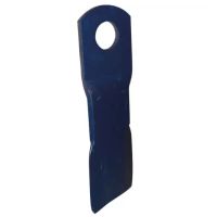 LÂMINA TRITURADOR ROTATIVO 90X10X320 Ø40 MM TORCIDA TIPO LAGARDEn