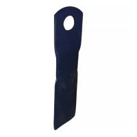 LÂMINA TRITURADOR ROTATIVO 90X10X390 Ø40 MM TORCIDA TIPO LAGARDE