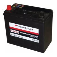 Bateria 12V 45AH 330A NS60 + Esquerda TECHNI-POWER