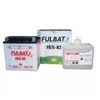 Bateria 12V 8AH 85A TYPE 12N7-3B + Direita AVEC PACK ACIDE FULBAT