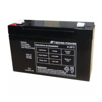 BATERIA DE GEL 6V 12AH TIPO NP6-12 (+À ESQUERDA)