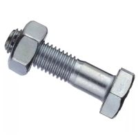 PARAFUSO CABEÇA SEXTAVADA 12X60 GALVANIZADO 8.8 FP BLISTER DE 10