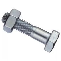 PARAFUSO CABEÇA SEXTAVADA 12X100 GALVANIZADO 8.8 FP BLISTER DE 10