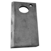 FACA TORCIDA DIREITA 48X4X107 T18,5 AD VICON 61560