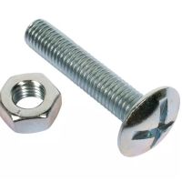 PARAFUSO CABEÇA ABAULADA 6X80 GALVANIZADO 4.8 BLISTER DE 5