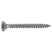 PARAFUSO AGLOMERADO CABEÇA PLANA 05X80 GALVANIZADO (BLISTER DE 10)