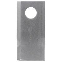Lâmina de gadanheira dir. 102x48x4 mm diâmetro Ø19 mm, adequada para Fella, embalagem de 25