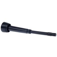 Tetina de borracha preta, Ø 10 mm