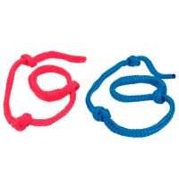 Cordas para Calfpuller vermelho/azul