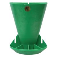 Alimentador automático de plástico para leitões, 6 L, para ração seca e granulada.