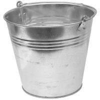 Balde galvanizado, 7 litros