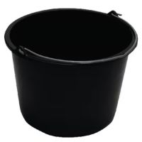 Balde preto 12 L