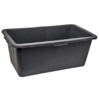 Contentor de plástico preto 65L 720x400x300mm