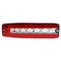 Farol traseiro LED multifunções, retangular, 12-24V, 209x58x30,8 mm CTL14