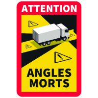 ADHESIVO PEGATINA ANGULO MUERTO CAMION FRANCIA
