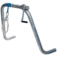 Estrutura para tratamento dos cascos com suporte para as pernas