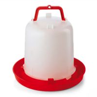 Bebedouro para aves de capoeira com pega, 10 l