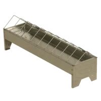 Comedouro galvanizado 10 x 50 cm