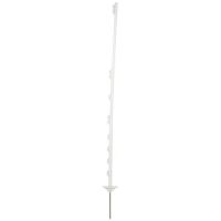 Poste para cerca, polipropileno, standard 130 cm branco DS (10x)