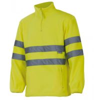 Camisola Polar de Alta Visibilidade Amarelo Fluor L